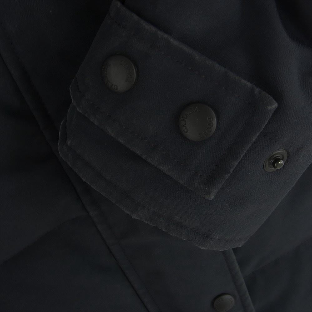 CANADA GOOSE カナダグース 2302JL  国内正規品 サザビーリーグタグ MACKENZIE PARKA マッケンジーパーカ ダウン ジャケット ネイビー系 M【中古】