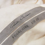 Rick Owens リックオウエンス 22SS RU01B1380-DL DRAWSTRING LONG Trousers ドローストリング ロング トラウザーズ サルエル パンツ オフホワイト系 48【中古】