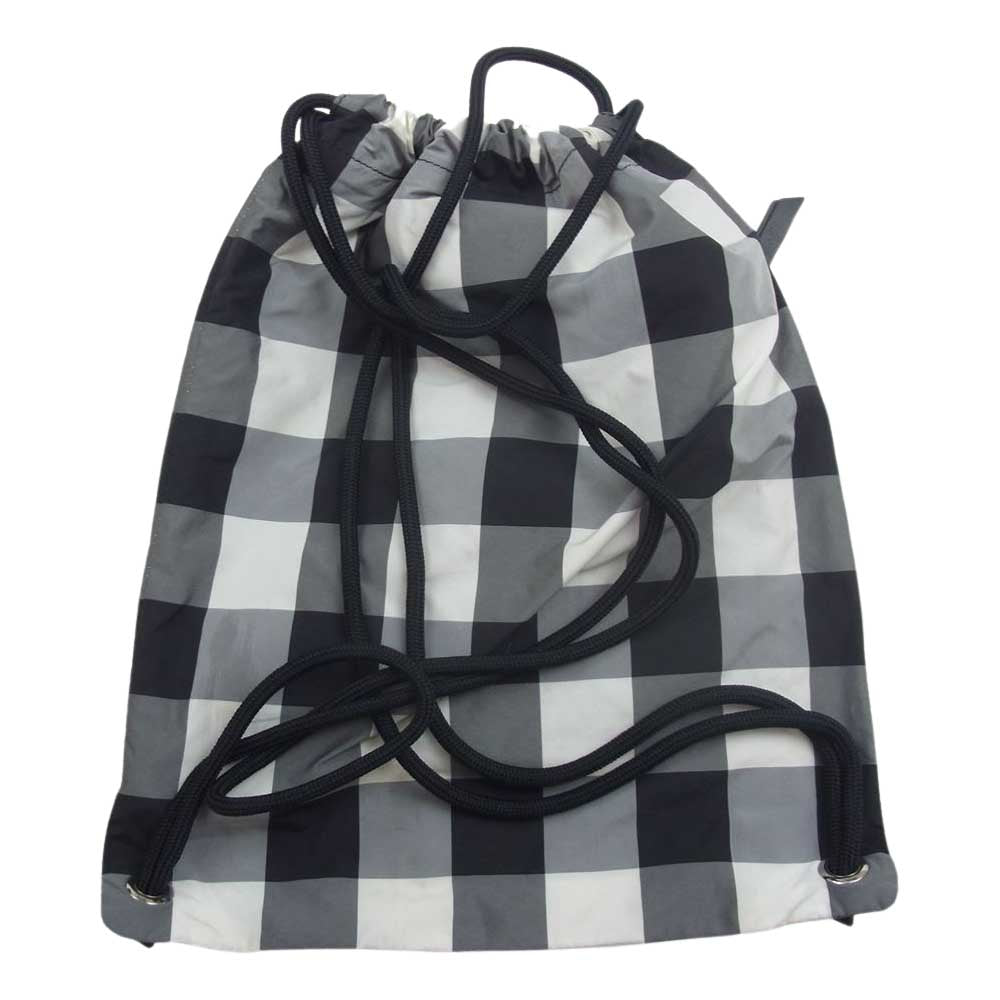 MONCLER モンクレール DRAWSTRING ドローストリング ナップサック リュック ブラック系【中古】