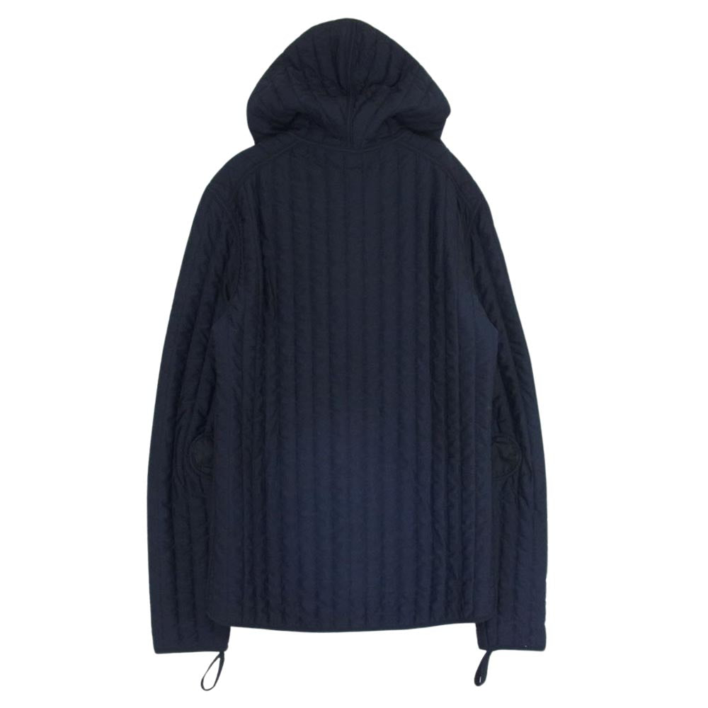 PRADA SPORTS プラダスポーツ エルボーパッチ 中綿 ジャケット ネイビー系 M【中古】