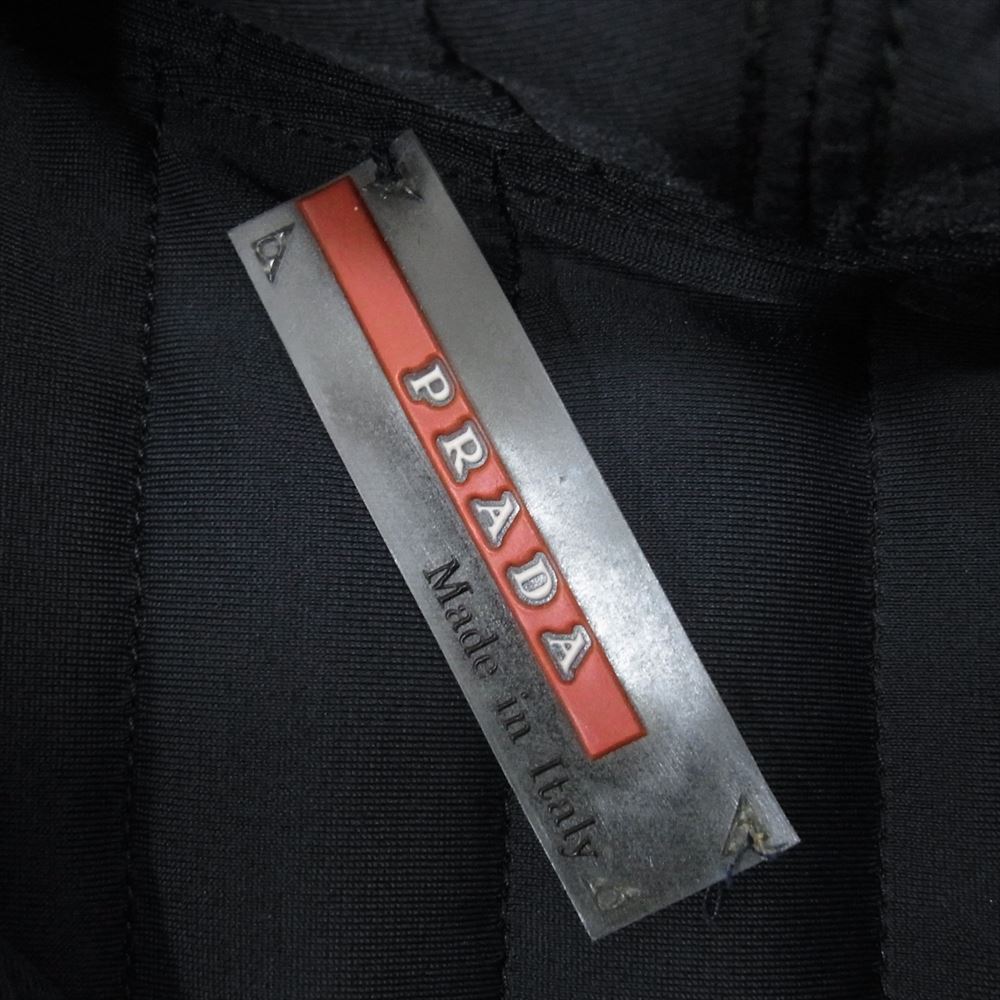 PRADA SPORTS プラダスポーツ エルボーパッチ 中綿 ジャケット ネイビー系 M【中古】