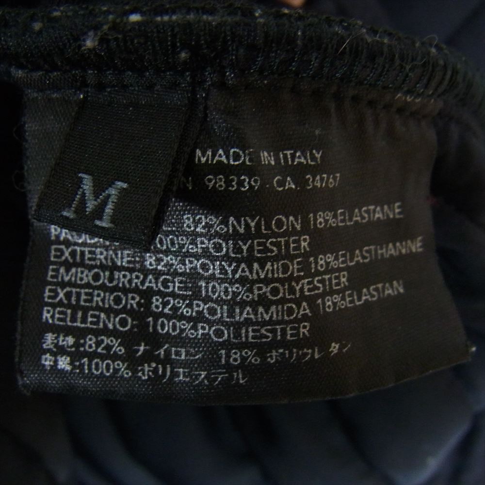 PRADA SPORTS プラダスポーツ エルボーパッチ 中綿 ジャケット ネイビー系 M【中古】