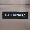 BALENCIAGA バレンシアガ 621924 バックロゴ 長袖シャツ ベージュ系 39【中古】