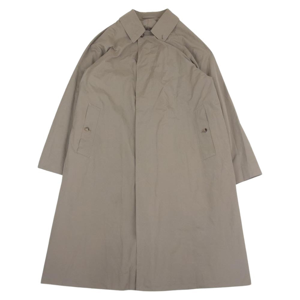 COMOLI コモリ 19SS  P01-04001 バルカラー ステンカラー コート ベージュ系 2【中古】