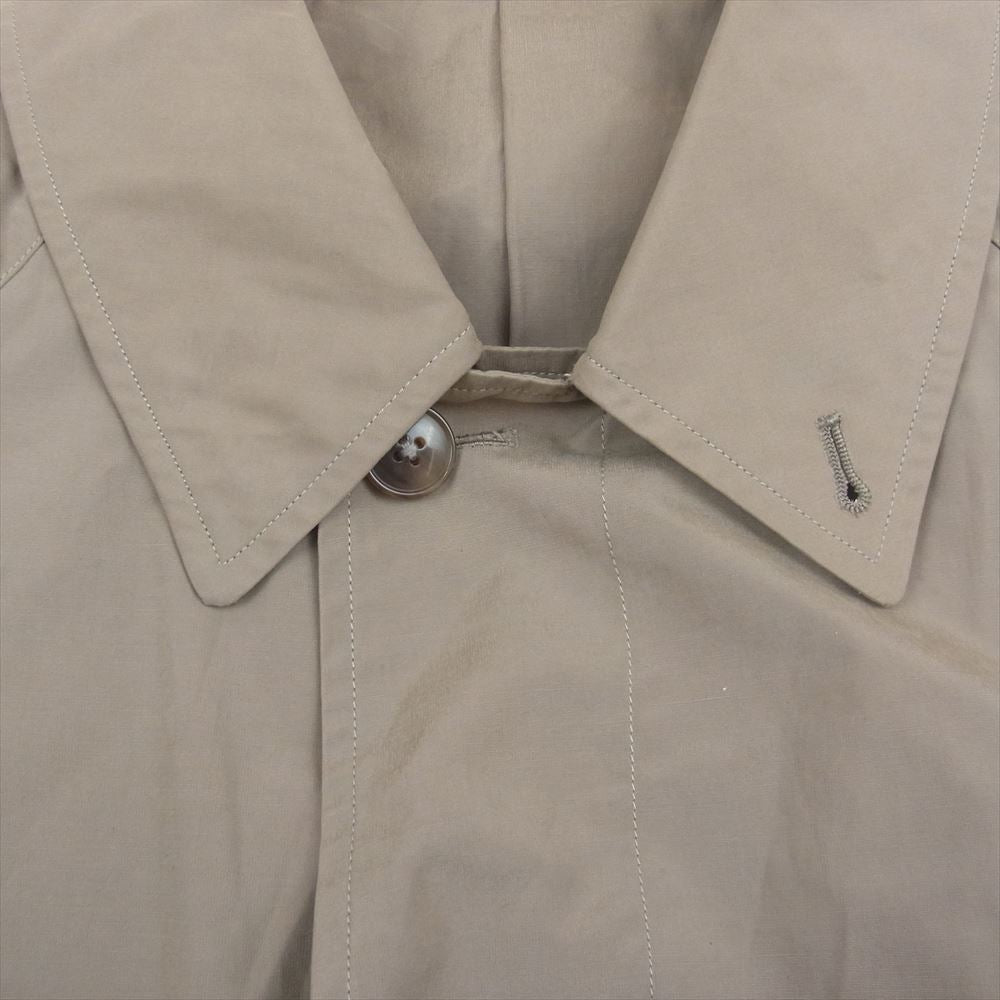 COMOLI コモリ 19SS  P01-04001 バルカラー ステンカラー コート ベージュ系 2【中古】