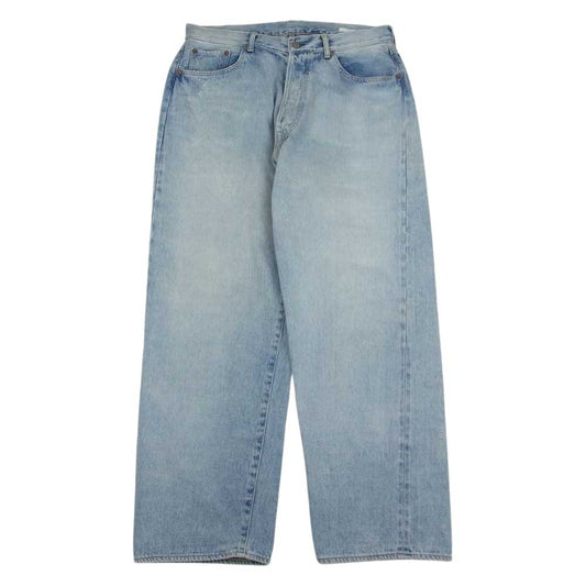 COMOLI コモリ 22AW W03-03004 デニム 5P パンツ ブリーチ ウォッシュ インディゴブルー系 2【中古】