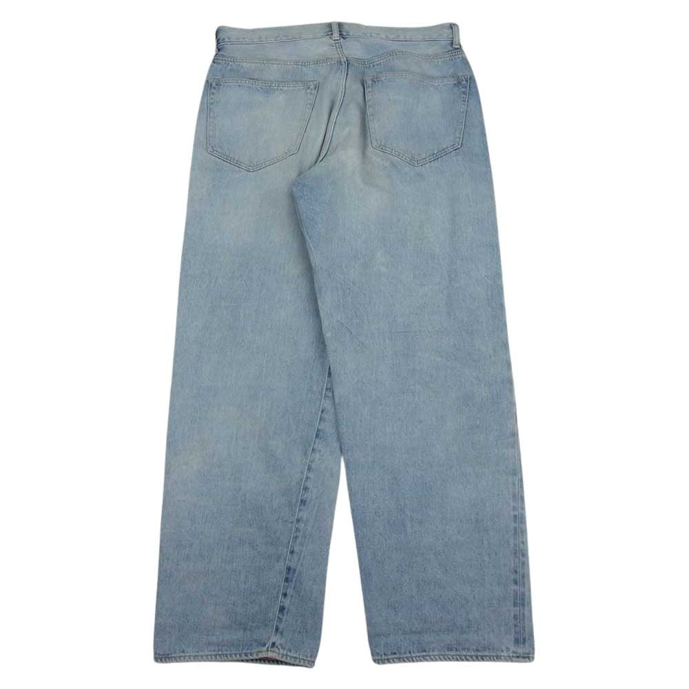 COMOLI コモリ 22AW W03-03004 デニム 5P パンツ ブリーチ ウォッシュ インディゴブルー系 2【中古】