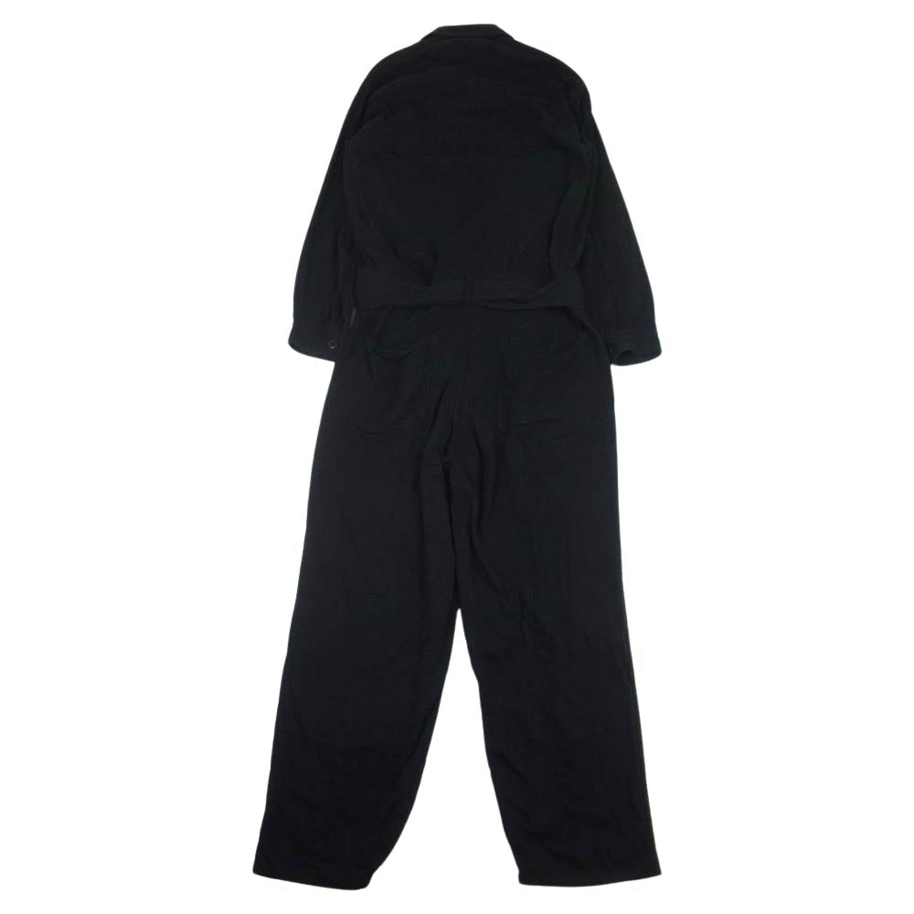 COMOLI コモリ 23SS X01-01010 シルクネップ オールインワン ツナギ ブラック系 1【中古】