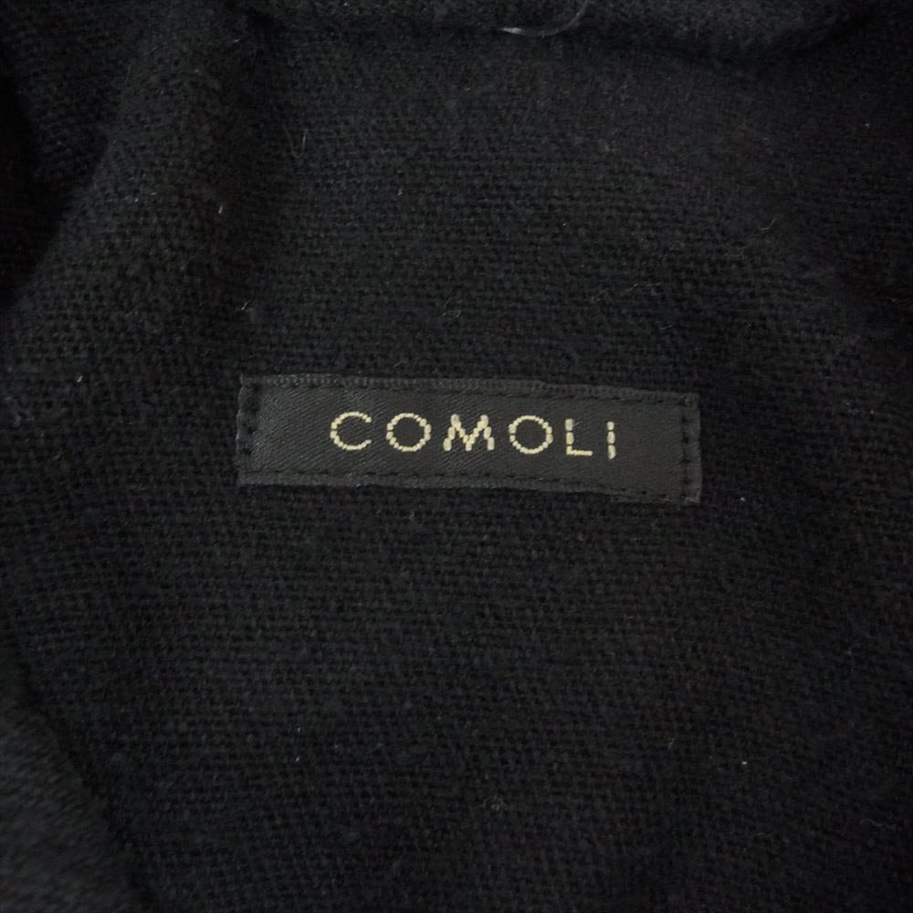 COMOLI コモリ 23SS X01-01010 シルクネップ オールインワン ツナギ ブラック系 1【中古】