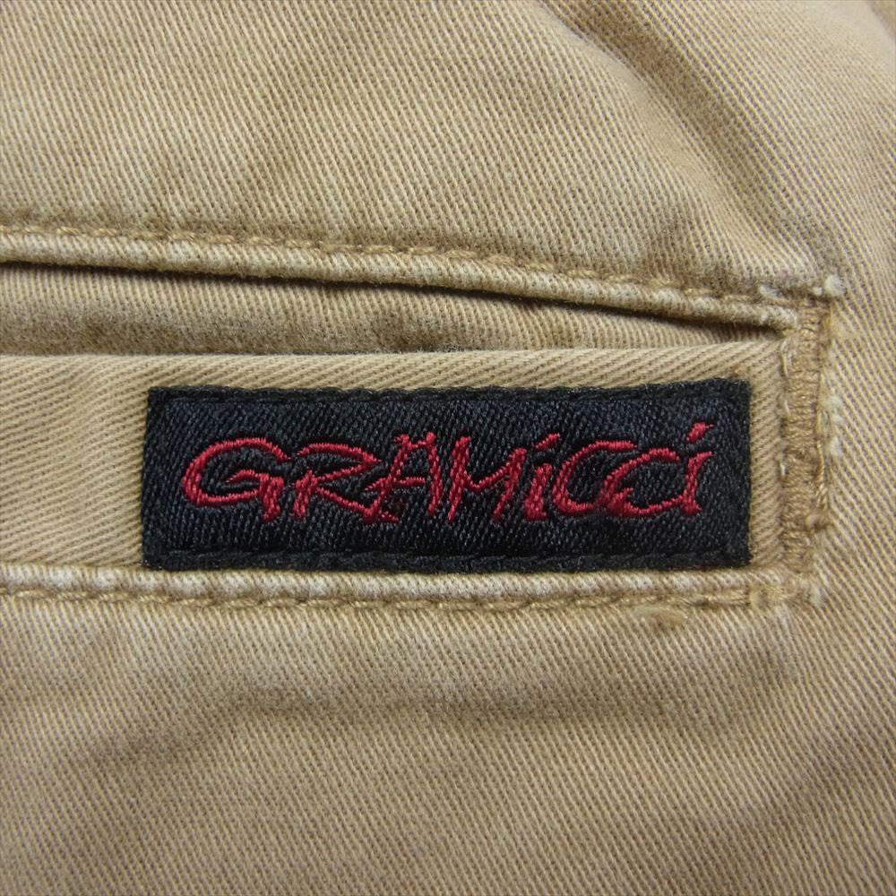 Gramicci グラミチ ストレッチ ニュー ナロー クライミング チノパンツ ベージュ系 S【中古】
