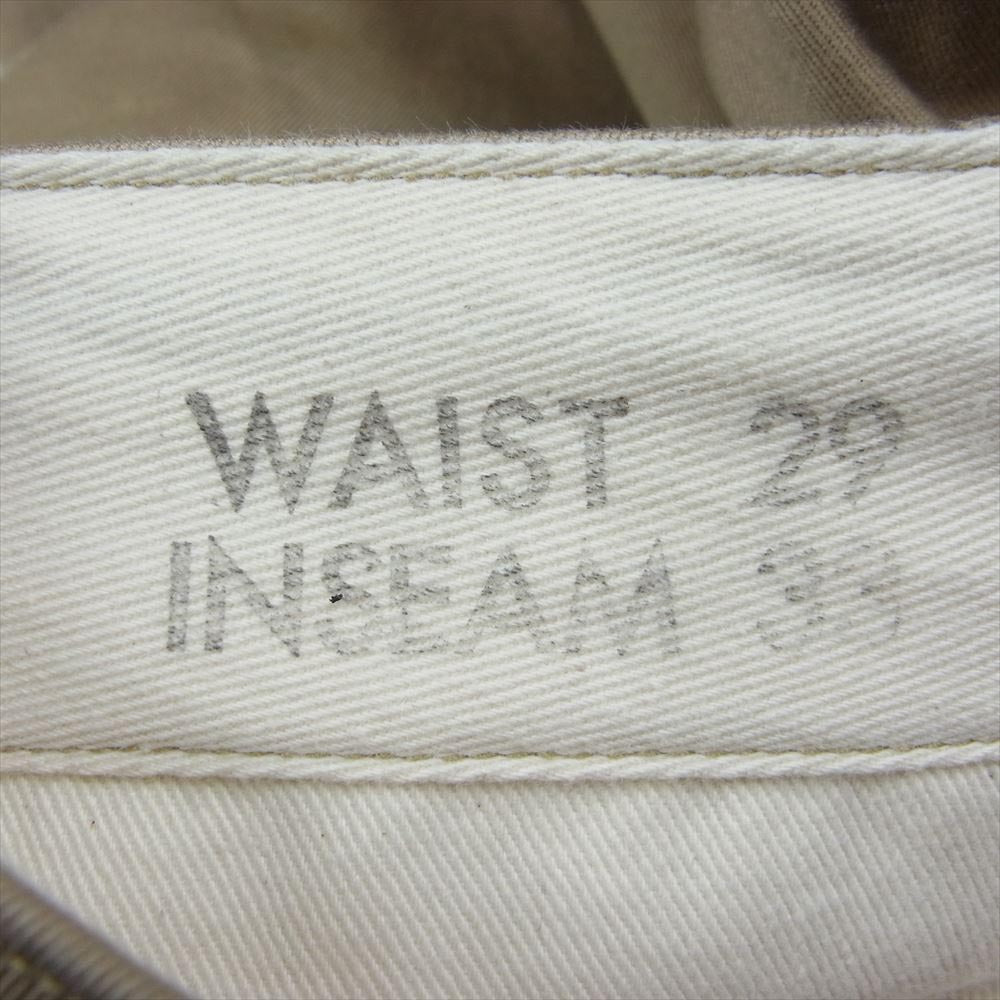 Buzz Rickson's バズリクソンズ M43035 EARLY MILITARY CHINOS 1945 MODEL ミリタリー チノパンツ ベージュ系 W29【中古】