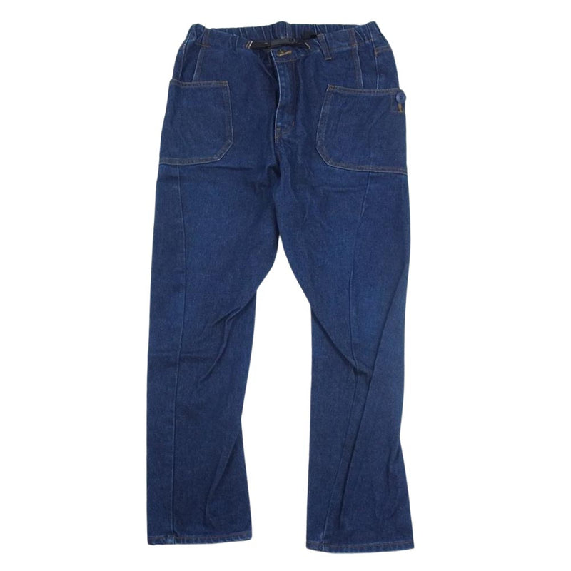 グリップスワニー GSP-OR05 FIREPROOF JOG 3D DENIM CAMP PANTS ファイアルーフ キャンプ デニム パンツ インディゴブルー系 S【中古】