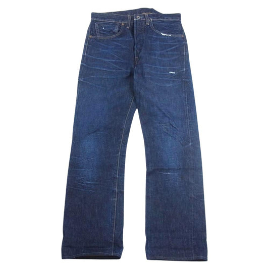 Levi's リーバイス 44501-0062 S501XX 復刻 1944年 大戦モデル ONE I LOVE ストレート デニム パンツ インディゴブルー系 30【中古】