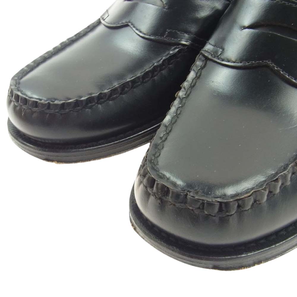 ジーエイチバス BA11035H LOGAN WINE ローガン ペニー コイン ローファー ブラック系 5.5【中古】