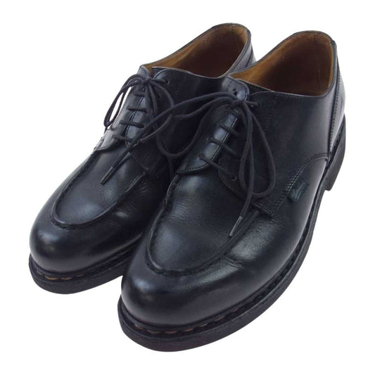Paraboot パラブーツ 29673 CHAMBORD TEX NOIR-LIS NUIT シャンボード レザー シューズ ブラック系 5.５F【中古】