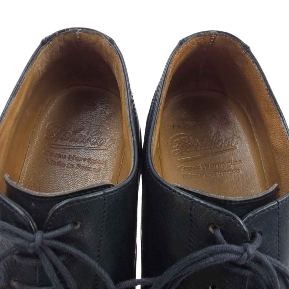 Paraboot パラブーツ 29673 CHAMBORD TEX NOIR-LIS NUIT シャンボード レザー シューズ ブラック系 5.５F【中古】