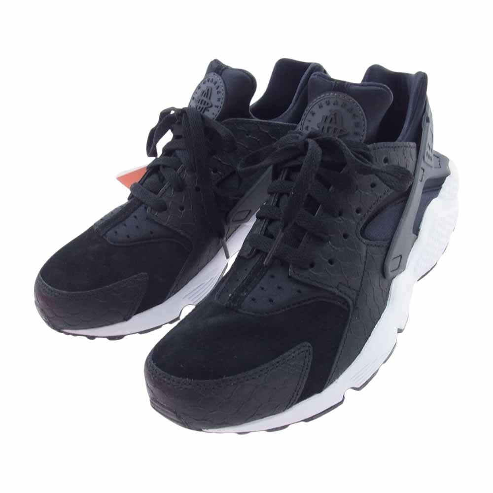 NIKE ナイキ 704830-001 Air Huarache Run Snake エア ハラチ ラン スネーク スニーカー ブラック系 27cm【美品】【中古】
