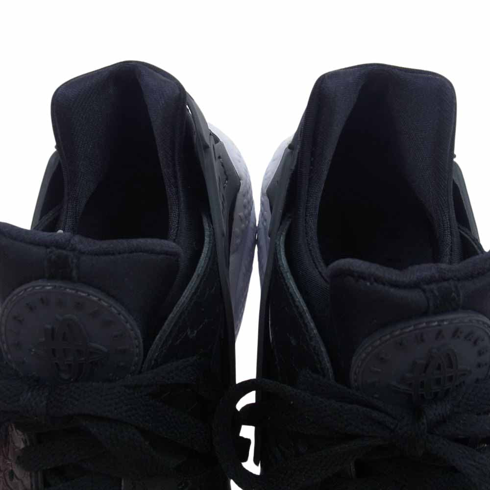 NIKE ナイキ 704830-001 Air Huarache Run Snake エア ハラチ ラン スネーク スニーカー ブラック系 27cm【美品】【中古】