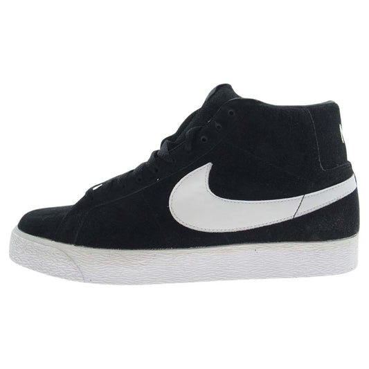 NIKE ナイキ 310801-011 BLAZER SB ブレザー エスビー ハイカット スニーカー ブラック系 ホワイト系 27cm【中古】