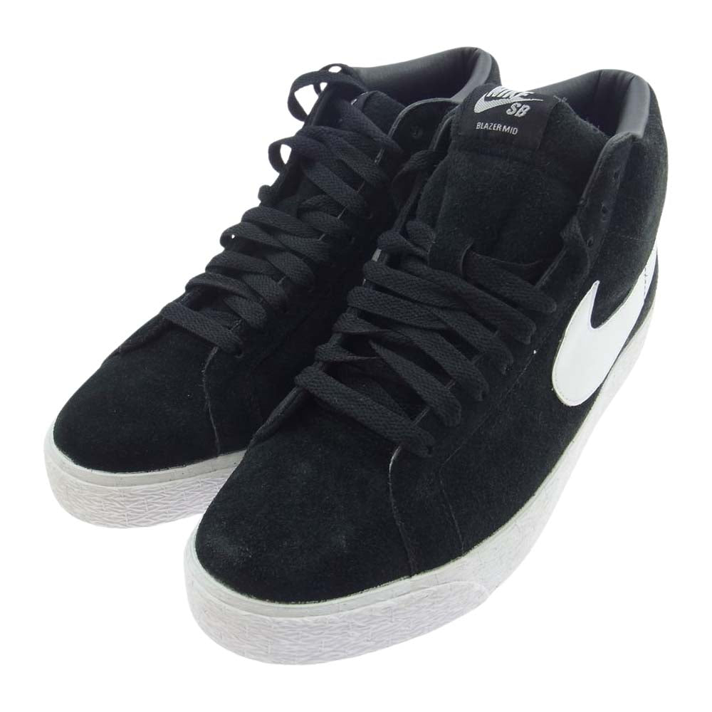 NIKE ナイキ 310801-011 BLAZER SB ブレザー エスビー ハイカット スニーカー ブラック系 ホワイト系 27cm【中古】