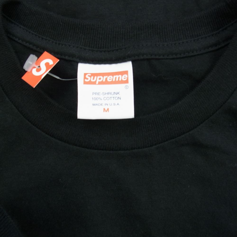Supreme シュプリーム 17AW  Arabic Logo L/S Tee アラビック ロゴ ロング 長袖 Tシャツ  ブラック系 M【美品】【中古】