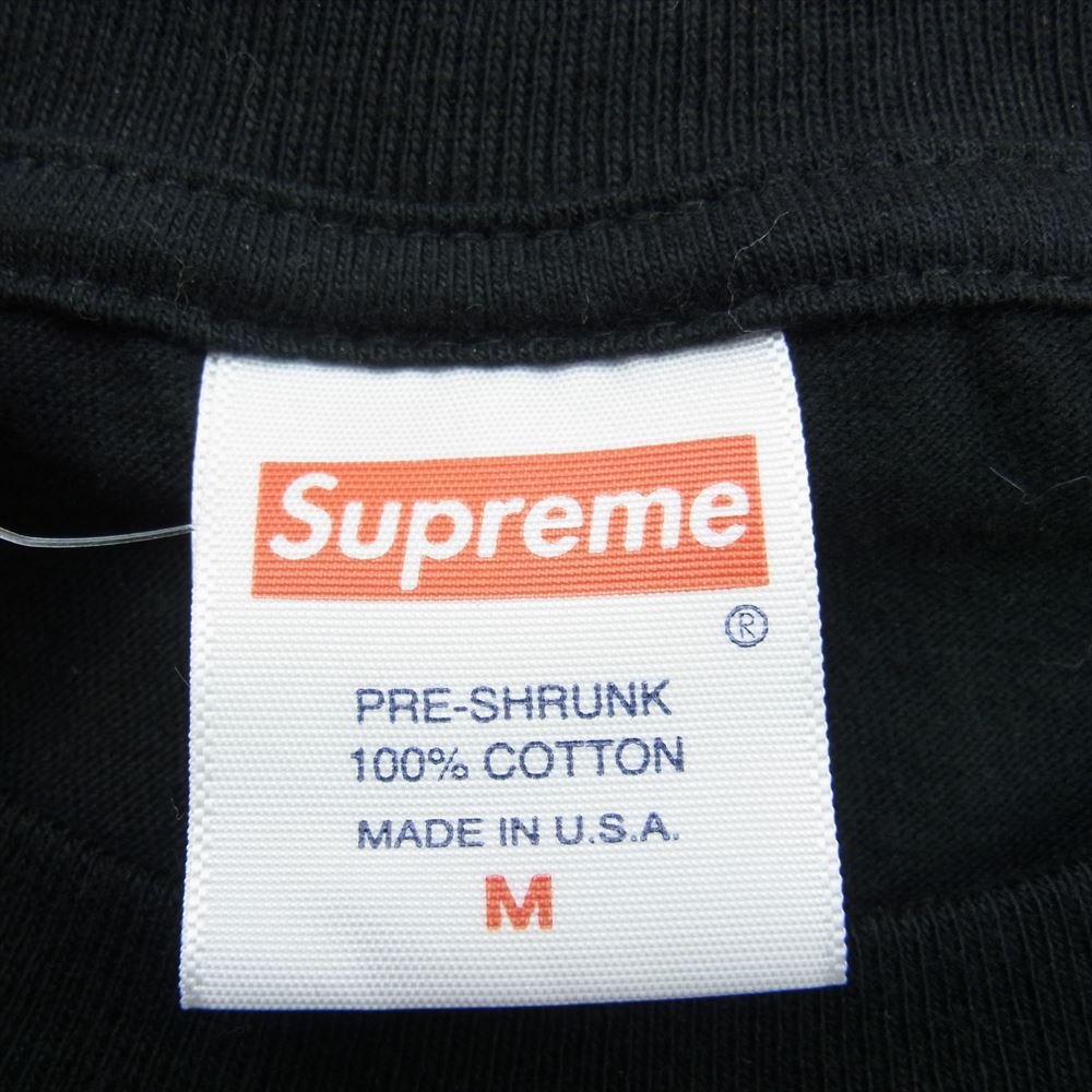 Supreme シュプリーム 17AW  Arabic Logo L/S Tee アラビック ロゴ ロング 長袖 Tシャツ  ブラック系 M【美品】【中古】