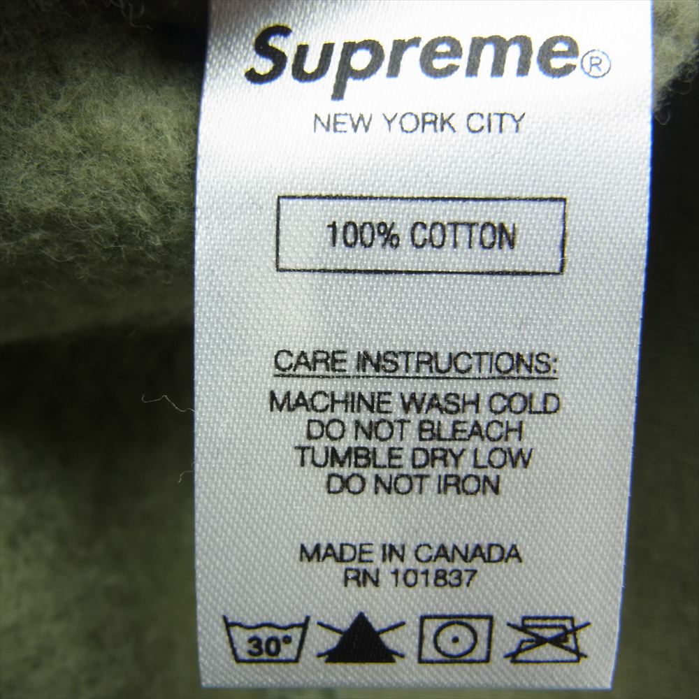 Supreme シュプリーム 19AW  Breed Crewneck ロゴプリント クルーネック スウェット カーキ系 Large【極上美品】【中古】