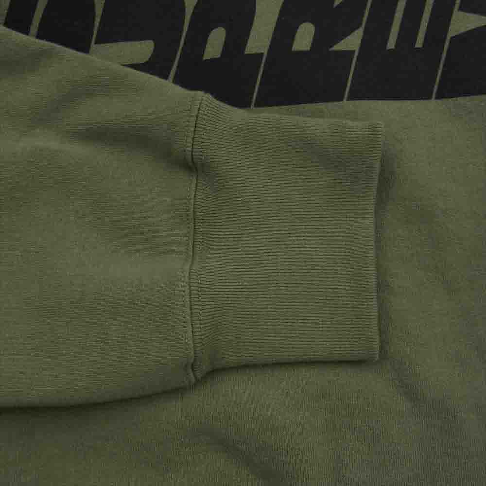 Supreme シュプリーム 19AW  Breed Crewneck ロゴプリント クルーネック スウェット カーキ系 Large【極上美品】【中古】