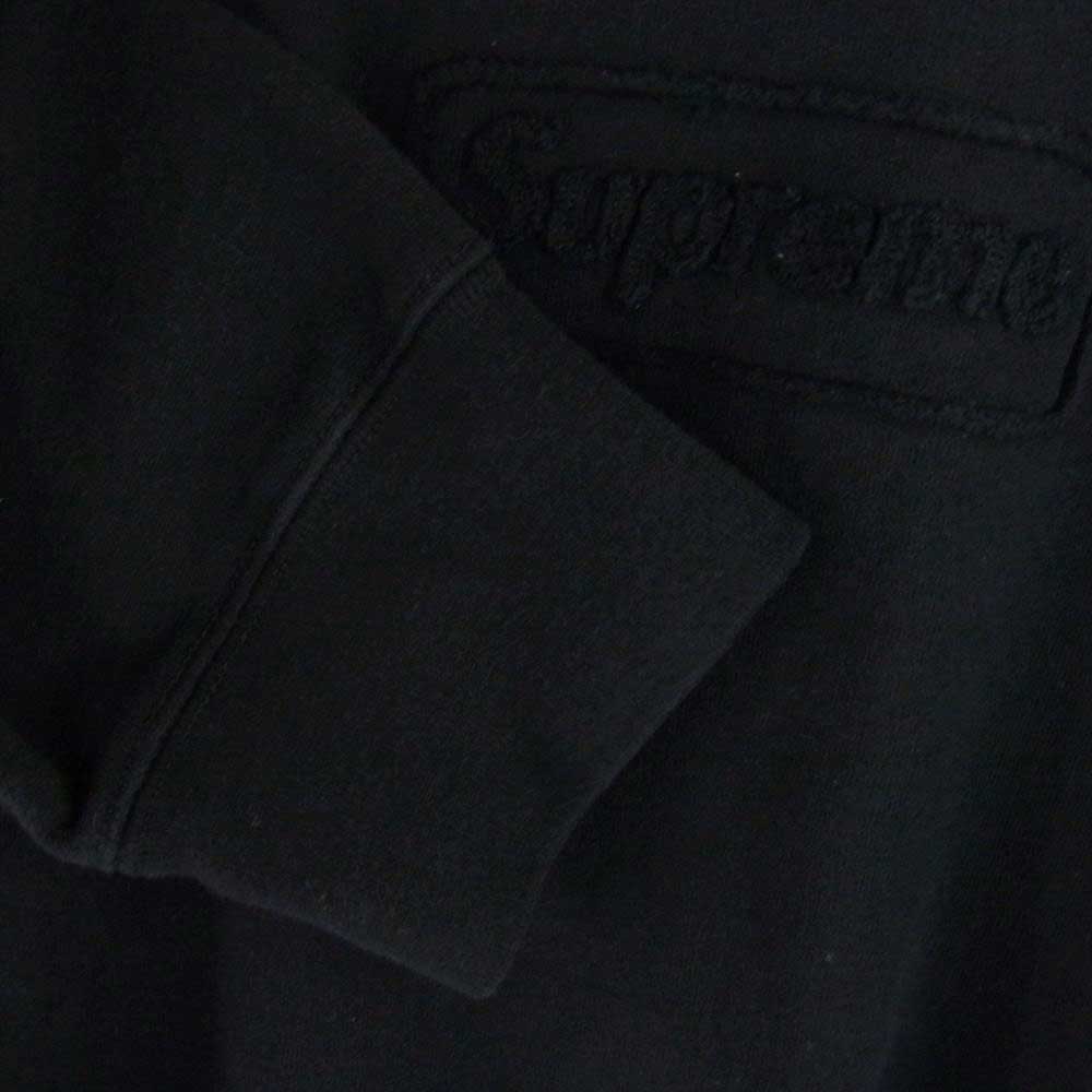 Supreme シュプリーム 20SS  Cutout Logo Crewneck Cutout Logo Crewneck カットアウト クルーネック スウェット トレーナー ブラック系 Large【美品】【中古】