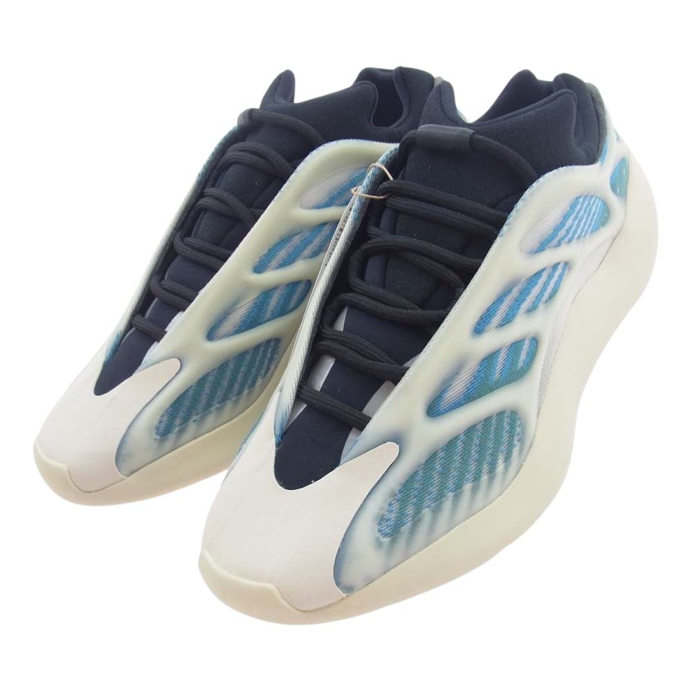 adidas アディダス GY0260 YEEZY 700 V3 イージー ローカット スニーカー オフホワイト系 インディゴブルー系 ブラック系 27.5cm【新古品】【未使用】【中古】