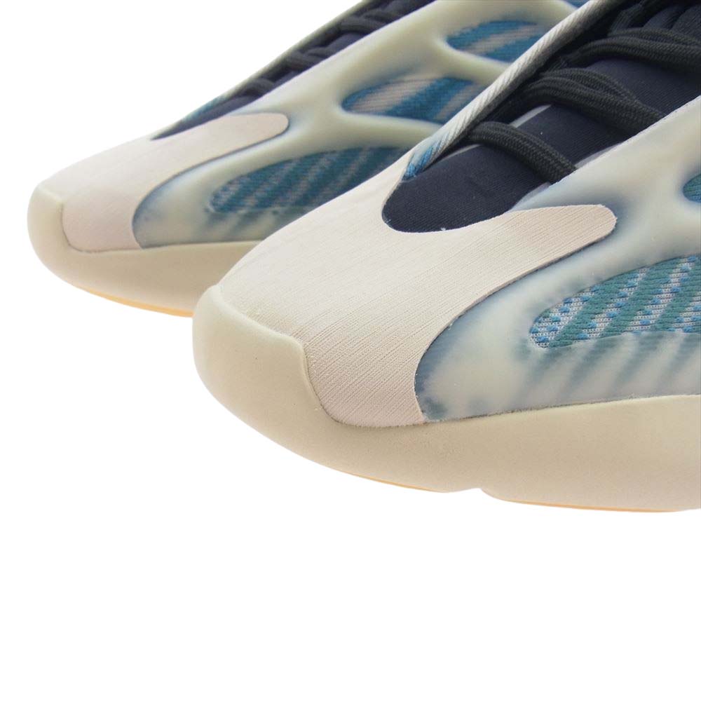 adidas アディダス GY0260 YEEZY 700 V3 イージー ローカット スニーカー オフホワイト系 インディゴブルー系 ブラック系 27.5cm【新古品】【未使用】【中古】