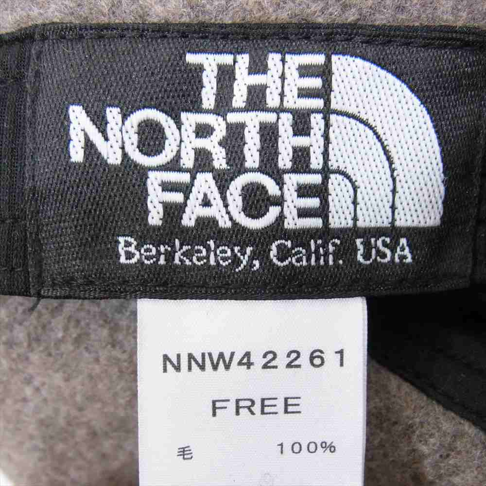 THE NORTH FACE ノースフェイス NNW42261 Mica Beret ミカベレー ウール ベレー帽 キャップ ブラウン系 FREE【中古】