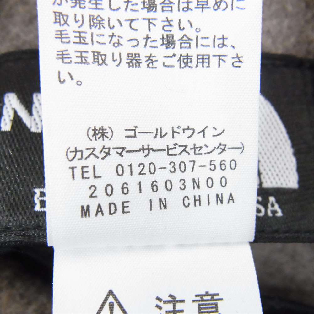 THE NORTH FACE ノースフェイス NNW42261 Mica Beret ミカベレー ウール ベレー帽 キャップ ブラウン系 FREE【中古】