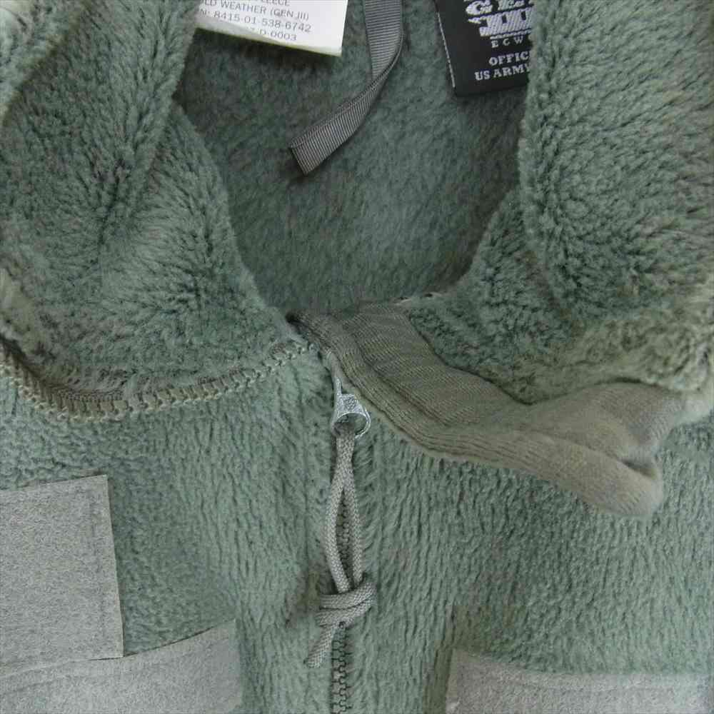 ユーエスアーミー 8415-01-538-6742 ECWCS Level3 エクワックス レベル3 ポーラテック フリースジャケット グレー系 M【中古】