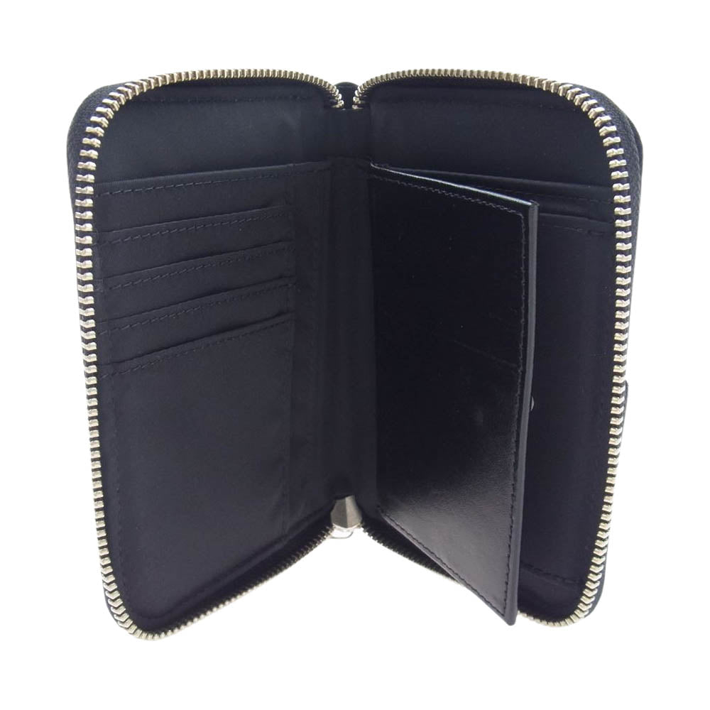 PORTER ポーター LIFT リフト ナイロン 二つ折り 財布 ウォレット ブラック系【中古】