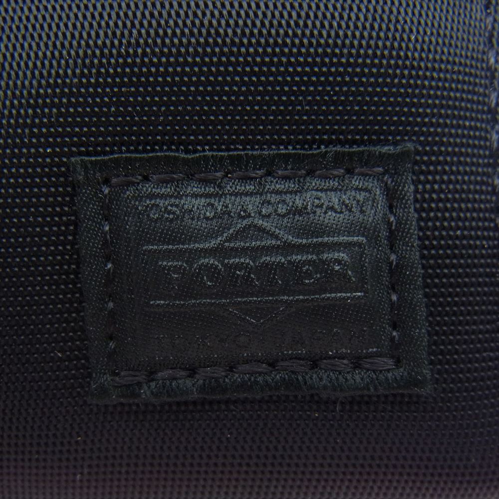 PORTER ポーター LIFT リフト ナイロン 二つ折り 財布 ウォレット ブラック系【中古】
