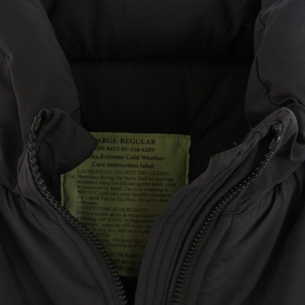 ワイパー 22WP62 米軍 ECWCS Gen III THINSULATE エクワックス シンサレート レベル7 中綿 ジャケット ブラック系 L【中古】