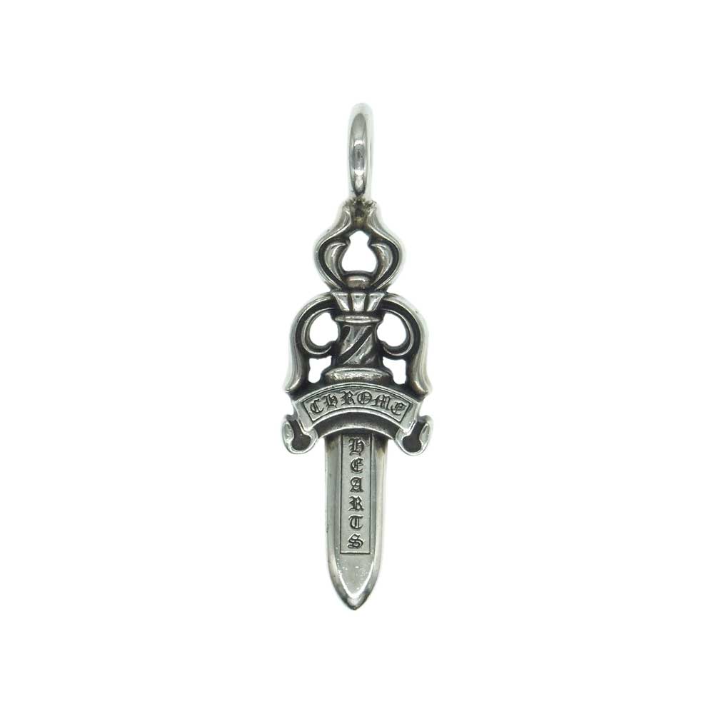 CHROME HEARTS クロムハーツ（原本無） DOUBLE DAGGER ダブルダガー ネックレス トップ シルバー シルバー系【中古】