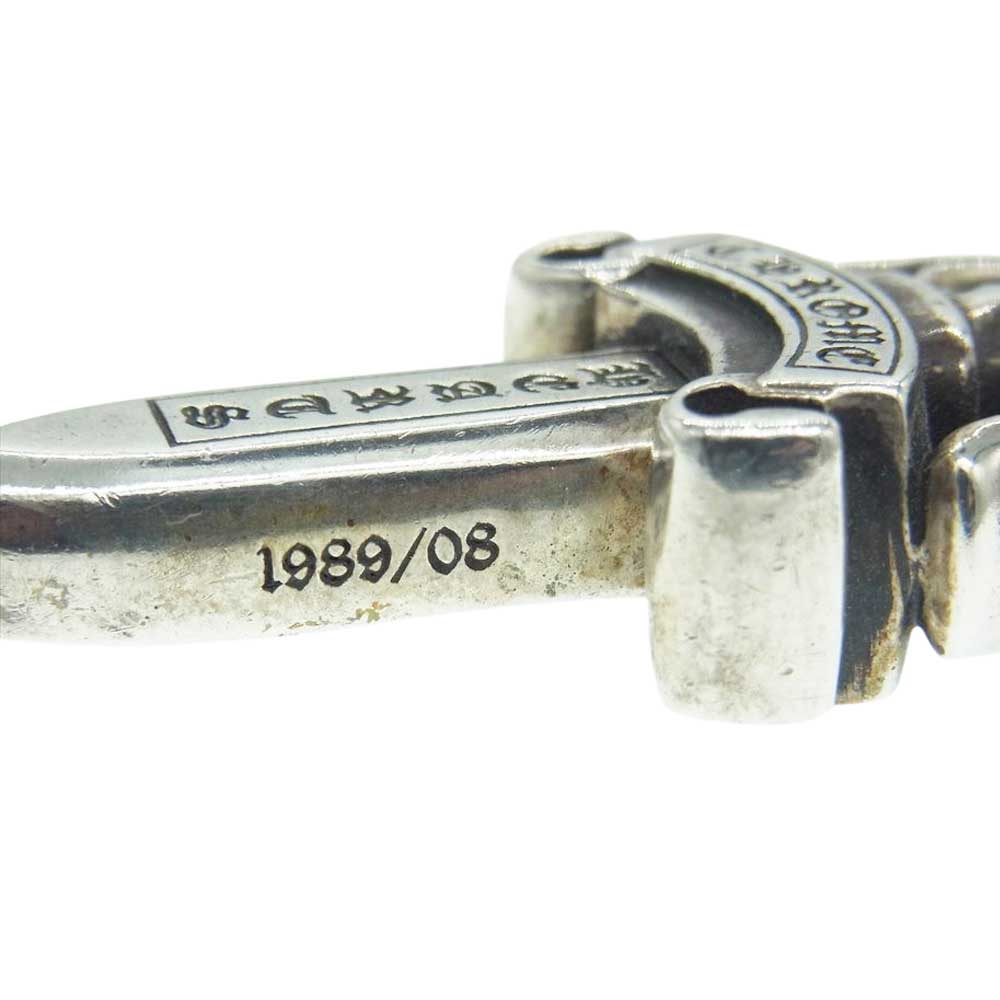 CHROME HEARTS クロムハーツ（原本無） DOUBLE DAGGER ダブルダガー ネックレス トップ シルバー シルバー系【中古】