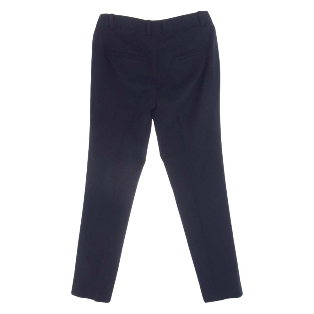 theory セオリー 10-9304106-880-704 10-9304105-880-704 Traceable Wool Treeca GZ 1B ウール テーラードジャケット ノーカラージャケット スラックスパンツ 3ピース パンツスーツ ダークネイビー系【中古】