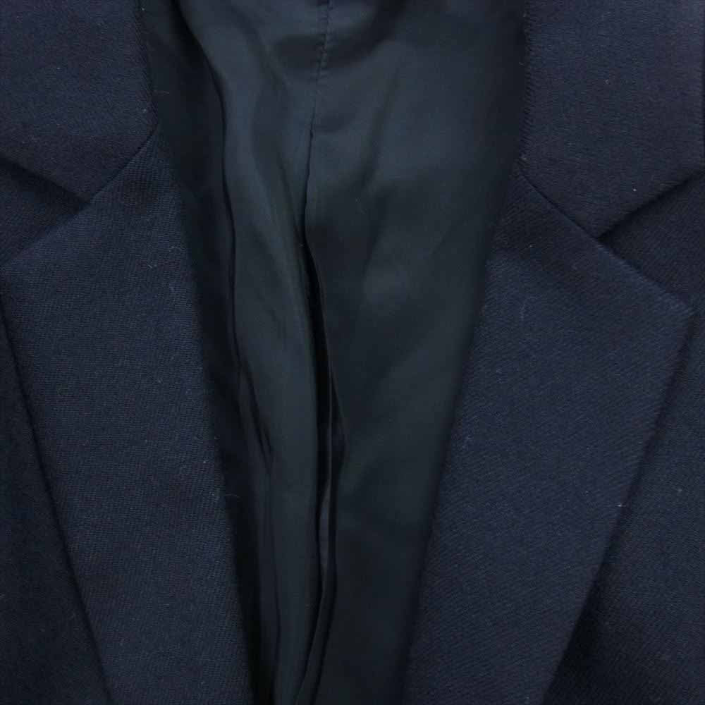 theory セオリー 10-9304106-880-704 10-9304105-880-704 Traceable Wool Treeca GZ 1B ウール テーラードジャケット ノーカラージャケット スラックスパンツ 3ピース パンツスーツ ダークネイビー系【中古】