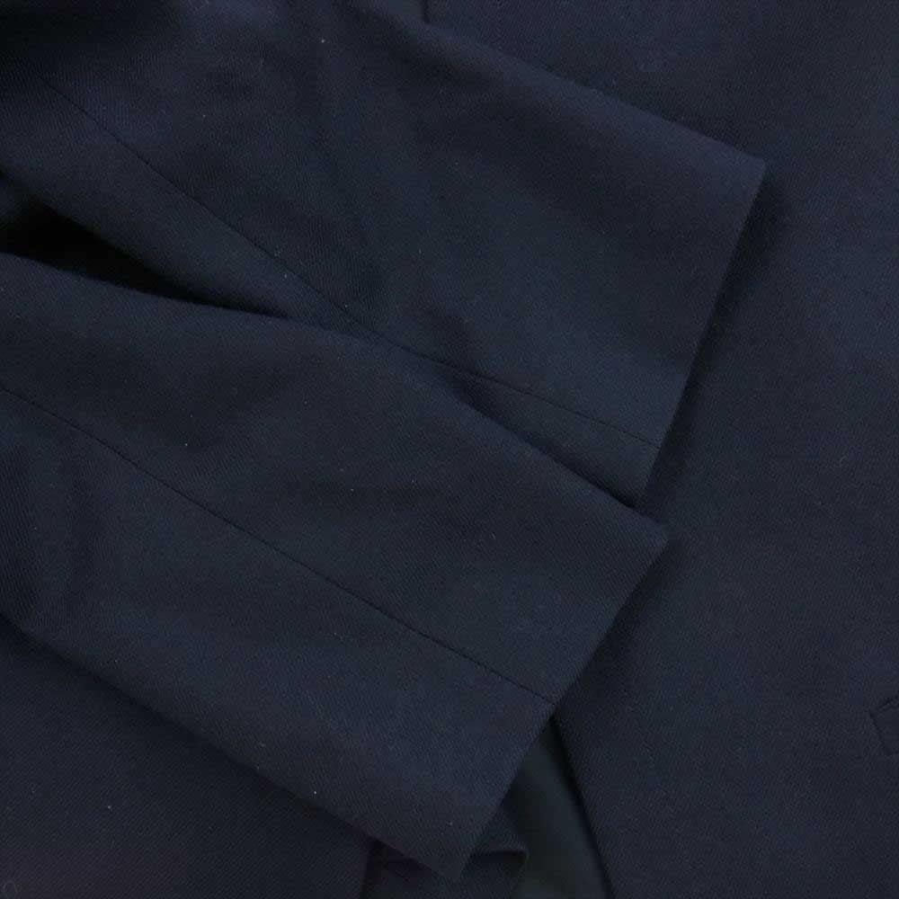 theory セオリー 10-9304106-880-704 10-9304105-880-704 Traceable Wool Treeca GZ 1B ウール テーラードジャケット ノーカラージャケット スラックスパンツ 3ピース パンツスーツ ダークネイビー系【中古】