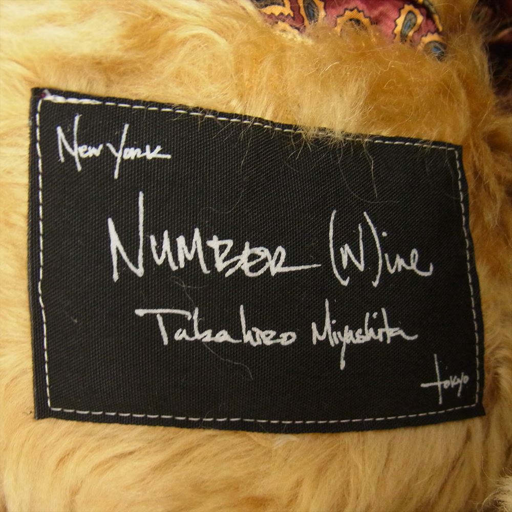 NUMBER(N)INE ナンバーナイン 03AW カート期 裏地総モヘアファー ウールメルトン ジャケット グリーン系 3【中古】