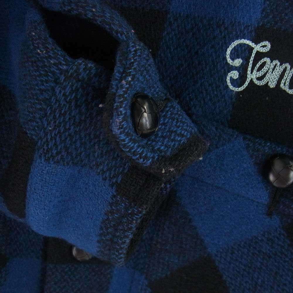 TENDERLOIN テンダーロイン 08AW  T-BUFFALO バッファロー ブロック チェック ジャケット ブラック系 ブルー系 S【中古】