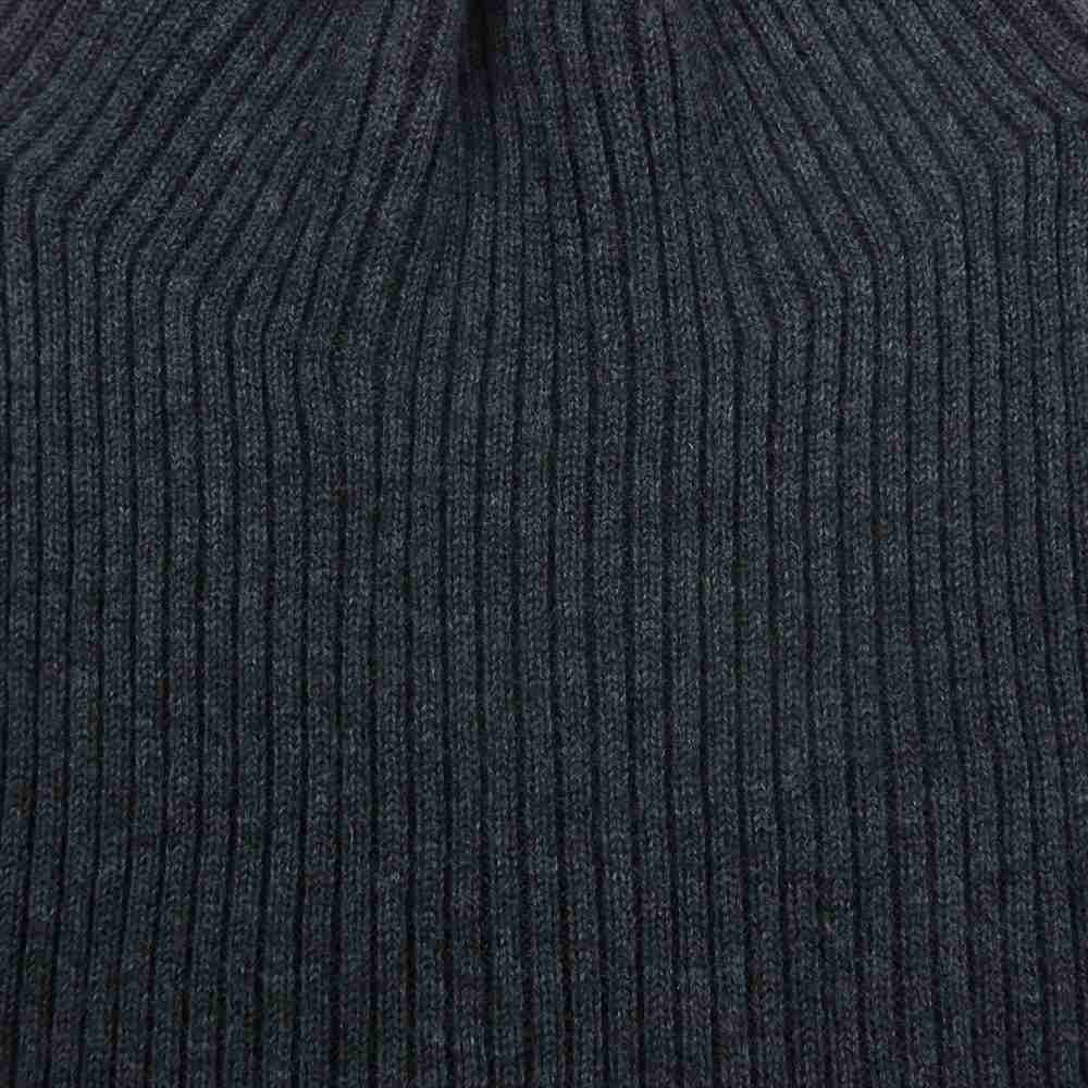 ザニューハウス COTTON CASHMERE LONG SLEEVE コットンカシミヤ ロングスリーブ ハイネック ニット グレー系 F【中古】
