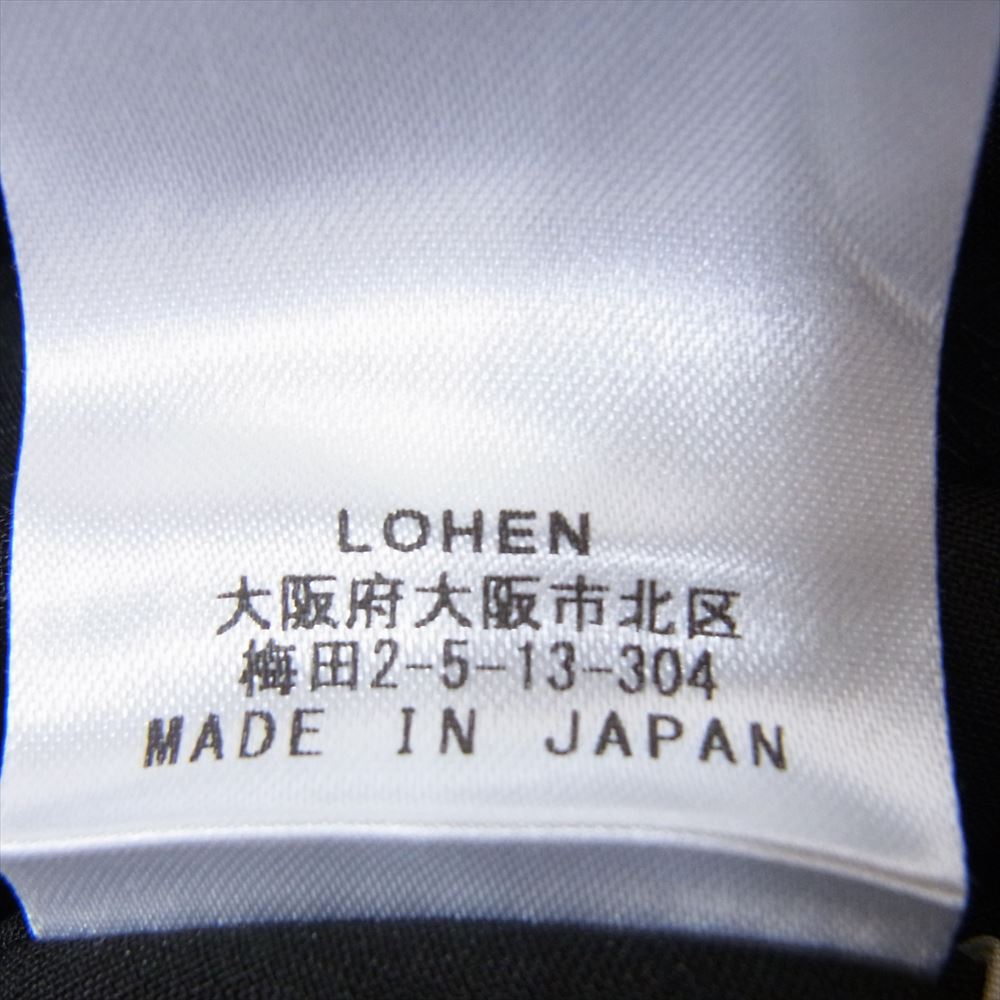 ローヘン LH22MS-OP029 2022年復刻モデル ローウエスト ギャザー ワンピース ブラック系 F【中古】