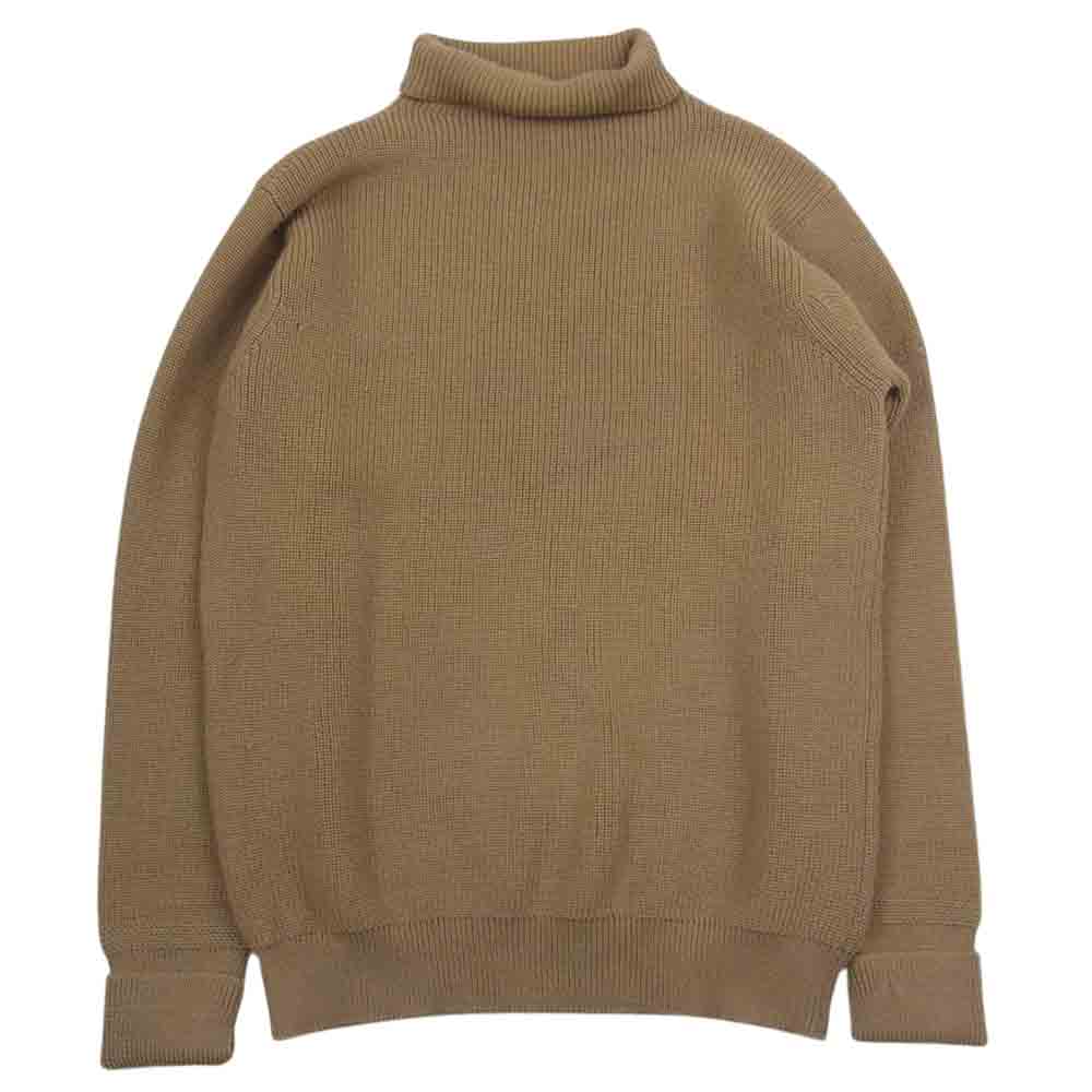 アンデルセンアンデルセン イタリア製 ハイネック ニット セーター  ブラウン系 M【中古】