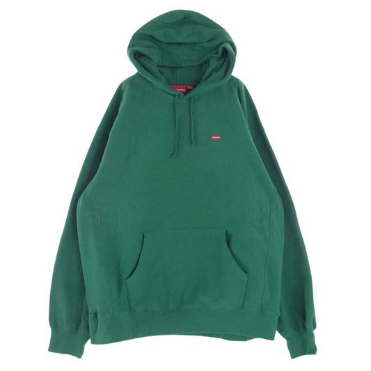 Supreme シュプリーム 21AW Small Box Hooded Sweatshirt スモール ボックス フーディー スウェットシャツ ライト パイン グリーン系 XXLarge【中古】