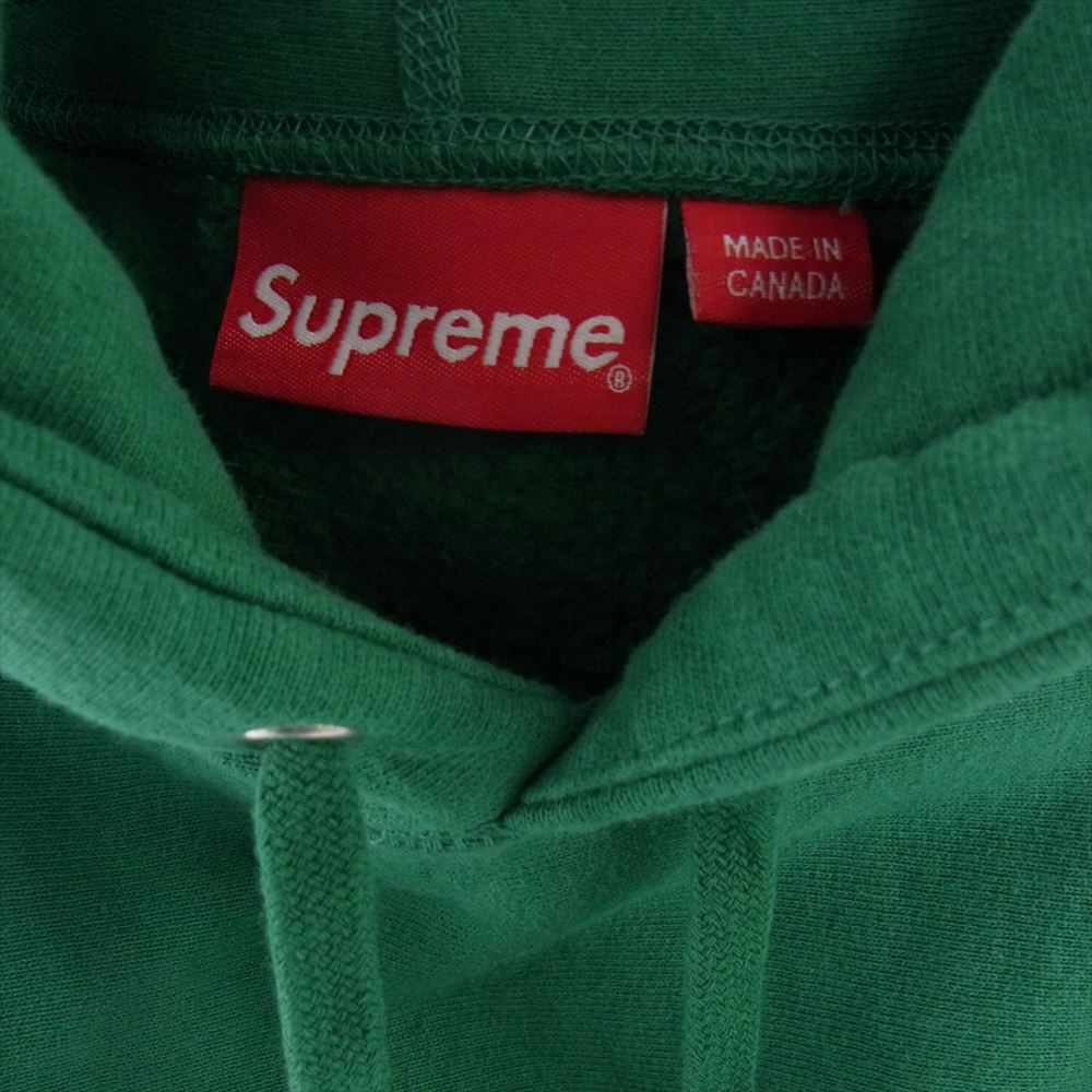 Supreme シュプリーム 21AW Small Box Hooded Sweatshirt スモール ボックス フーディー スウェットシャツ ライト パイン グリーン系 XXLarge【中古】