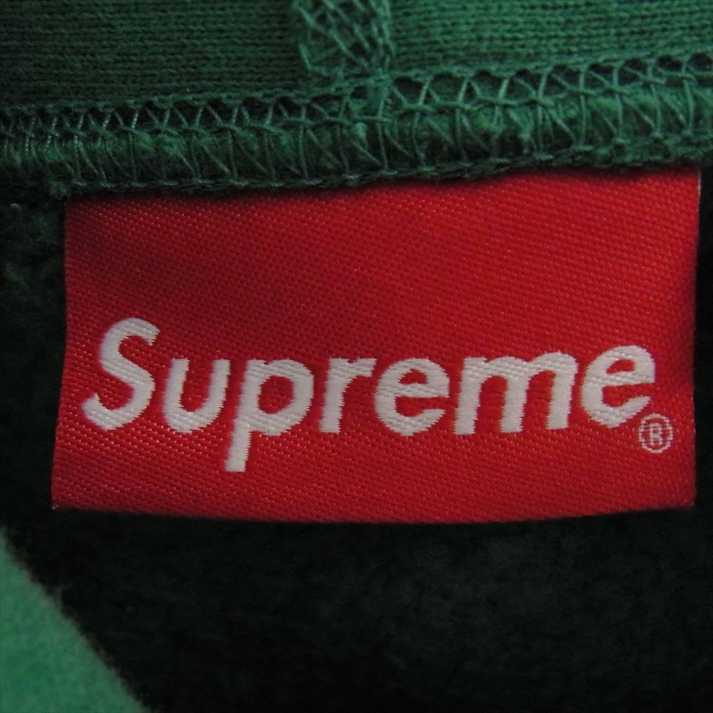 Supreme シュプリーム 21AW Small Box Hooded Sweatshirt スモール ボックス フーディー スウェットシャツ ライト パイン グリーン系 XXLarge【中古】